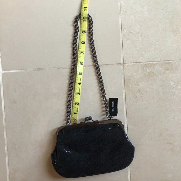 NEW - Express Snap Top Shimmer Black Evening Bag
Glamcore Classic - Picture 9 of 12